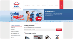 Desktop Screenshot of pompy-armatura.pl