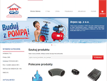 Tablet Screenshot of pompy-armatura.pl